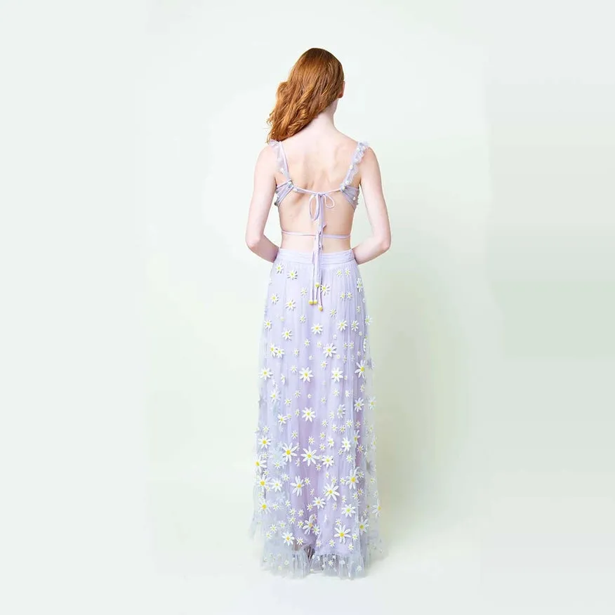 Amor Embroidered Crop Blouson