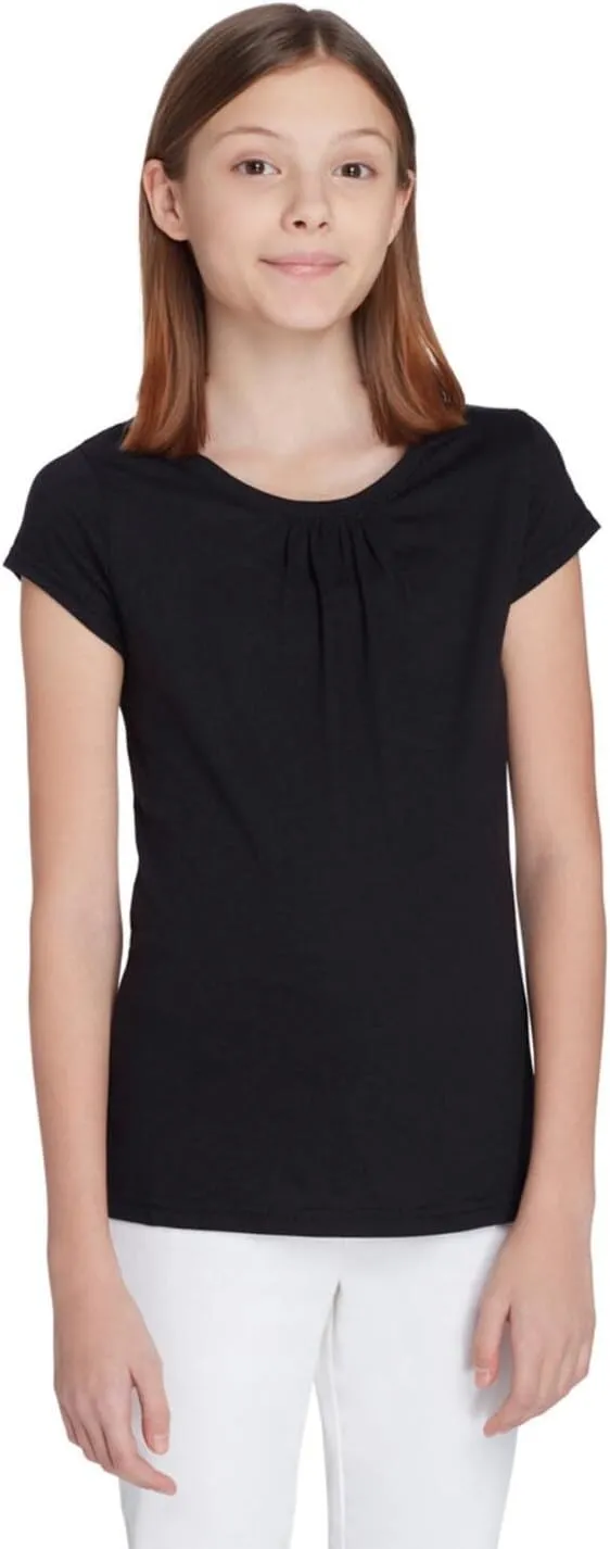 French Toast Girls' Short Sleeve Crewneck T-Shirt Tee