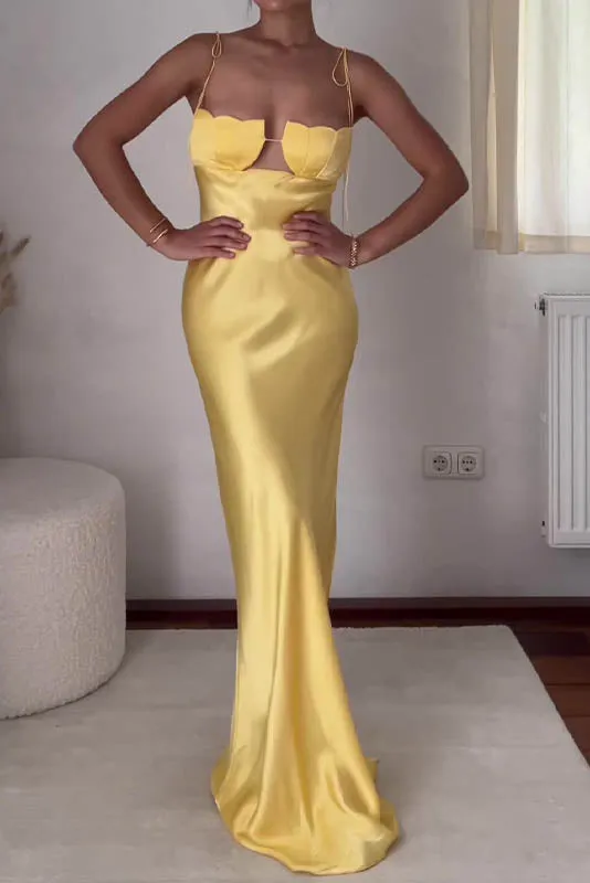 Luxury Cut-Out Bodycon Maxi Dress