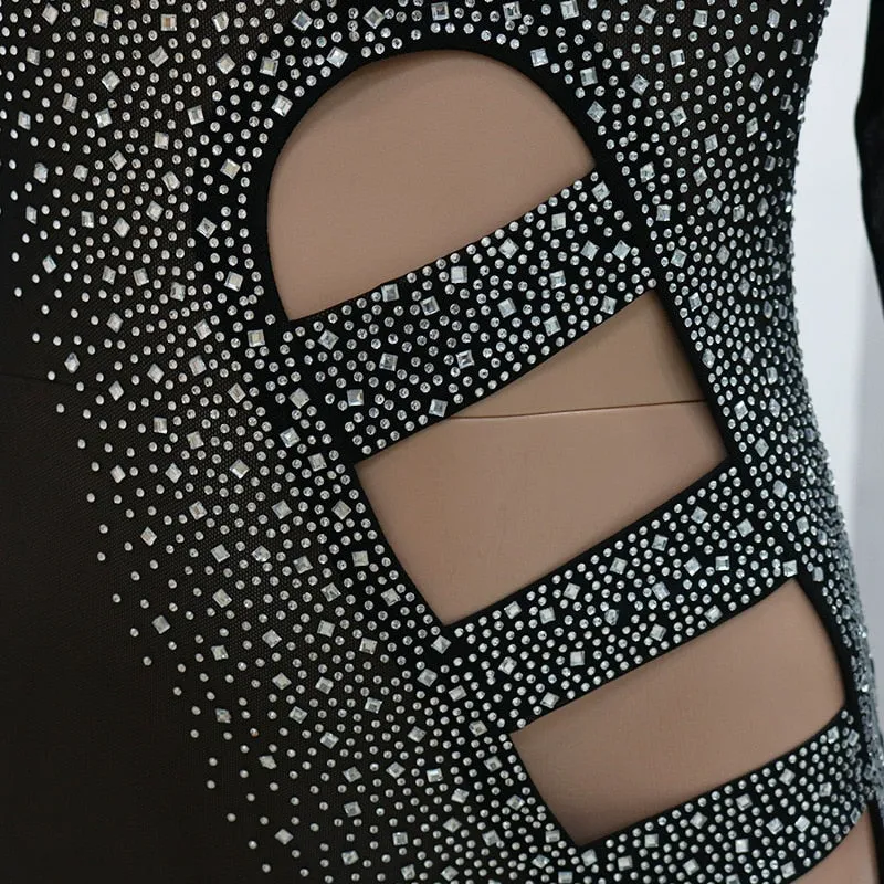 Luxury Rhinestone Sparkly Dress