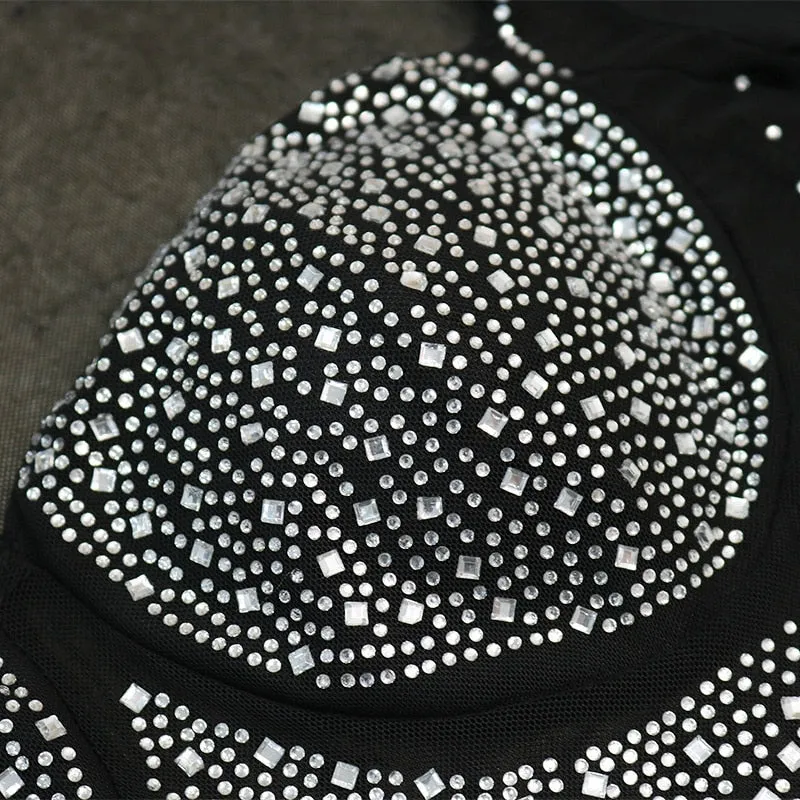 Luxury Rhinestone Sparkly Dress